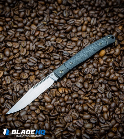 WE Knife Co. Gentry Slip Joint Knife Titanium/Carbon Fiber (3.45" Satin) 902A