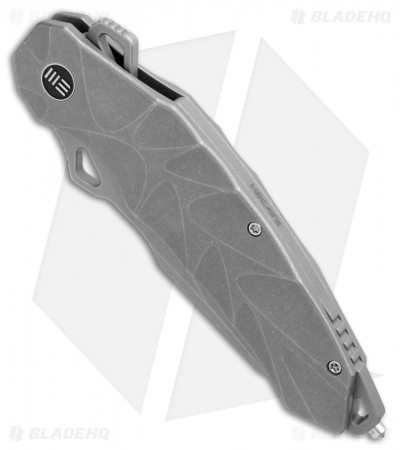 WE Knife Co. Hecate Frame Lock Knife Titanium (3.81" Stonewash) 922A