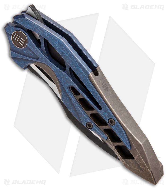 WE Knife Co. Isham Arrakis Knife Blue/Bronze Titanium (3.5" Two-Tone) 906B