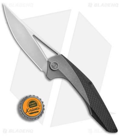 WE Knife Co. Isham Zeta Knife Carbon Fiber/Titanium (3.65" Satin) 720A