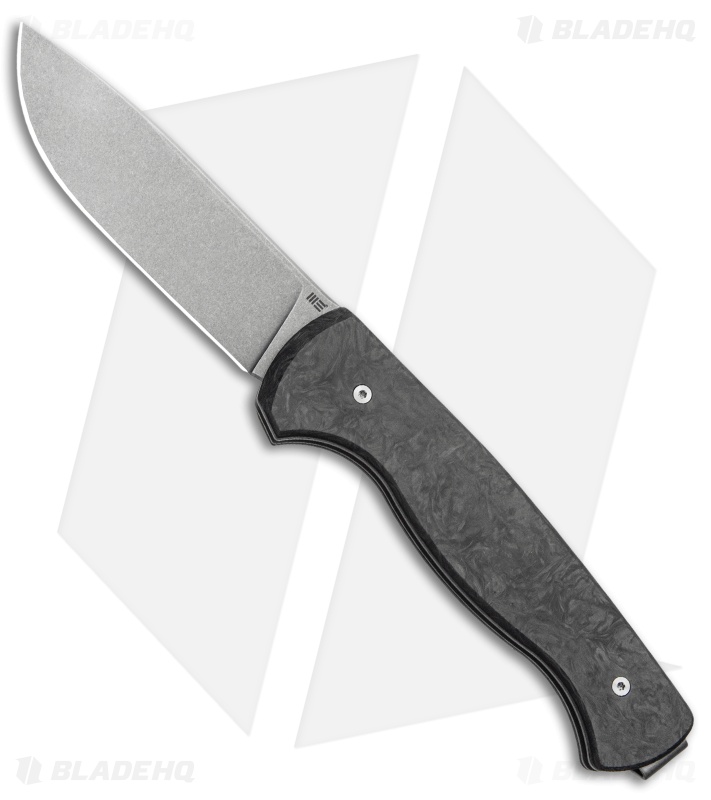 WE Knife Co. MRF Markus Reichart Folding Knife Marble CF (3.44" Stonewash)