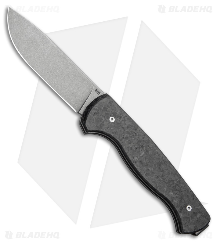 WE Knife Co. MRF Markus Reichart Folding Knife Shred CF (3.44" Stonewash)