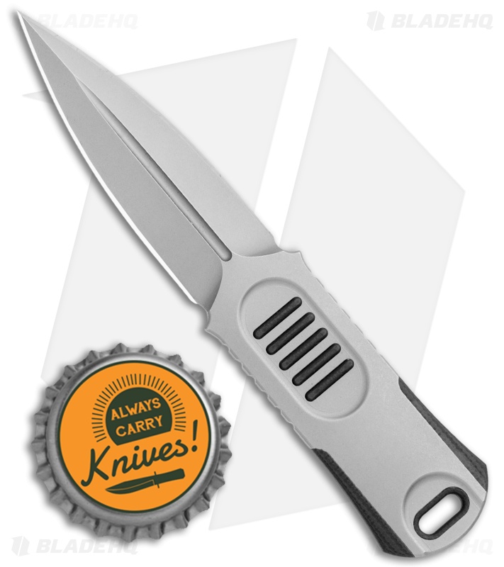 WE Knife Co. OSS Dagger Fixed Blade Knife Black G-10 (2" Stonewash)