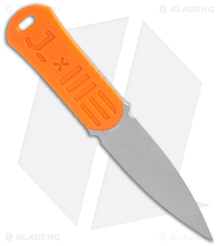 WE Knife Co. OSS Dagger Fixed Blade Knife Orange G-10 (2" Stonewash)