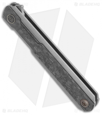 WE Knife Co. Peer Flipper Knife Gray Ti w/ Shred CF (3.5" SW) 2015C