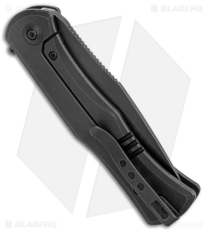 WE Knife Co. Primoris Frame Lock Knife Black Titanium (3.5" Black Stonewash) 