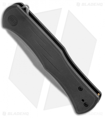 WE Knife Co. Primoris Frame Lock Knife Black Titanium (3.5" Stonewash) 