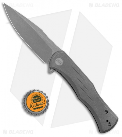 WE Knife Co. Primoris Frame Lock Knife Gray Titanium (3.5" Stonewash) 