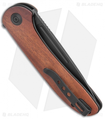 WE Knife Co. Saakshi Liner Lock Knife Cuibourtia Wood (3.3" Black SW)