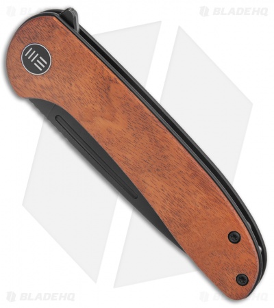 WE Knife Co. Saakshi Liner Lock Knife Cuibourtia Wood (3.3" Black SW)