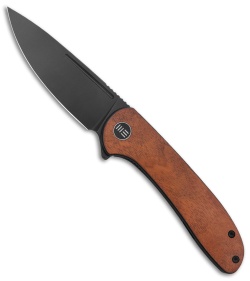 WE Knife Co. Saakshi Liner Lock Knife Cuibourtia Wood (3.3" Black SW)