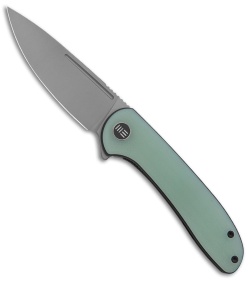 WE Knife Co. Saakshi Liner Lock Knife Natural G-10 Black Liners (3.3" Stonewash)