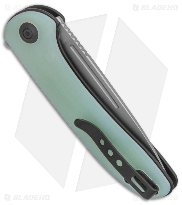 WE Knife Co. Saakshi Liner Lock Knife Natural G-10 Black Liners (3.3" Stonewash)