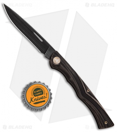 WE Knife Co. Scamp Slip Joint Knife Titanium Black (3" Hand Rubbed Black) 905B