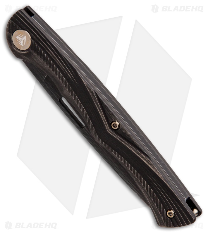 WE Knife Co. Scamp Slip Joint Knife Titanium Black (3" Hand Rubbed Black) 905B