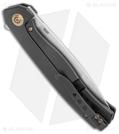 WE Knife Co. Seer Frame Lock Knife Black Titanium (3.5" Satin)
