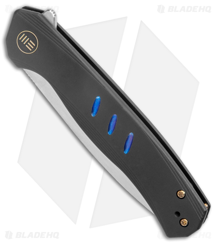 WE Knife Co. Seer Frame Lock Knife Black Titanium (3.5" Satin)