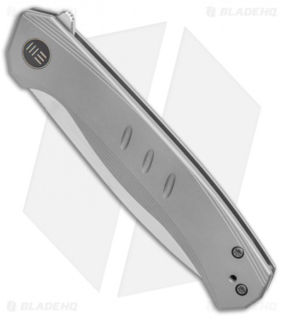 WE Knife Co. Seer Frame Lock Knife Gray Titanium (3.5" Satin)