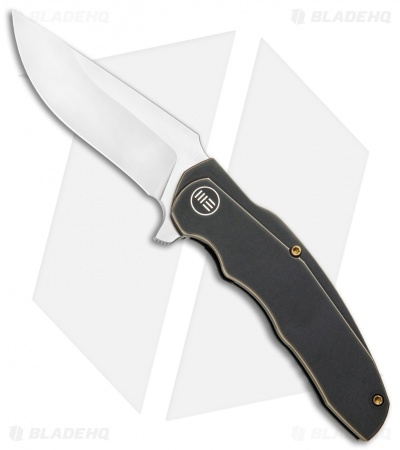 WE Knife Co. Skreech Flipper Knife Antique Bronze Ti (3.3" Satin) 2014A
