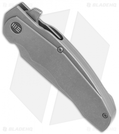 WE Knife Co. Skreech Flipper Knife Gray Ti (3.3" Stonewash) 2014B