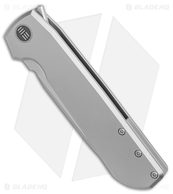 WE Knife Co. Wasabi Frame Lock Knife Titanium (3.8" Hand Satin) 813A