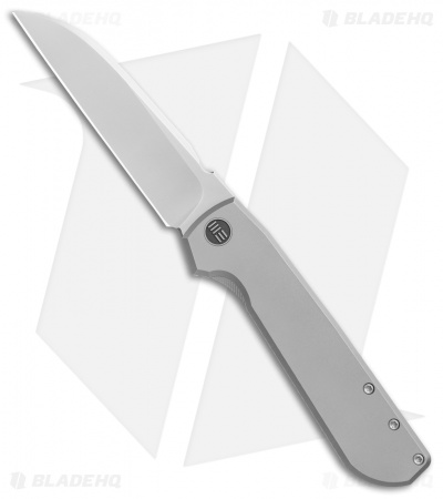 WE Knife Co. Wasabi Frame Lock Knife Titanium (3.8" Hand Satin) 813A