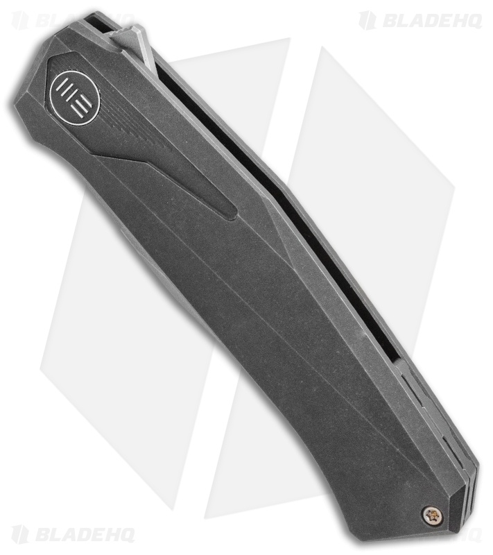 WE Knife Co. Gava Frame Lock Knife Black Titanium (3.25" BB Stonewash)