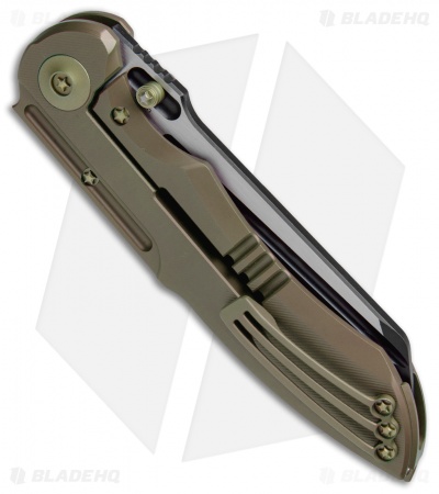 WE Knife Co. 620I Frame Lock Knife  Bronze Titanium (4" Black)