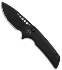 WE Knife Co. Mini Malice Button Lock Black Titanium (2.98" Black SW) WE054BL-1