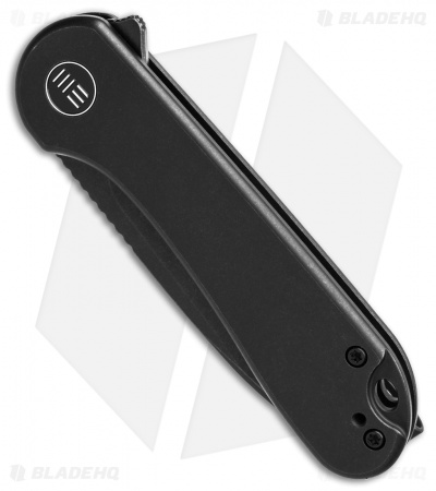 WE Knife Co. Elementum Frame Lock Black Titanium (3" Black Stonewash 20CV) 