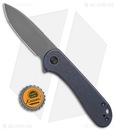 WE Knife Co. Elementum Frame Lock Blue Titanium (3" Stonewash 20CV) 