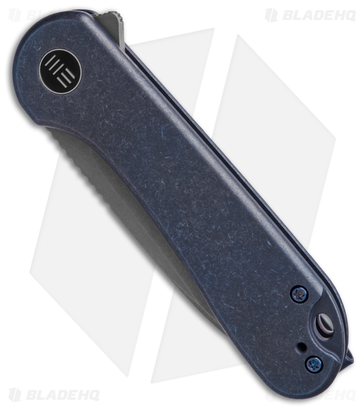 WE Knife Co. Elementum Frame Lock Blue Titanium (3" Stonewash 20CV) 
