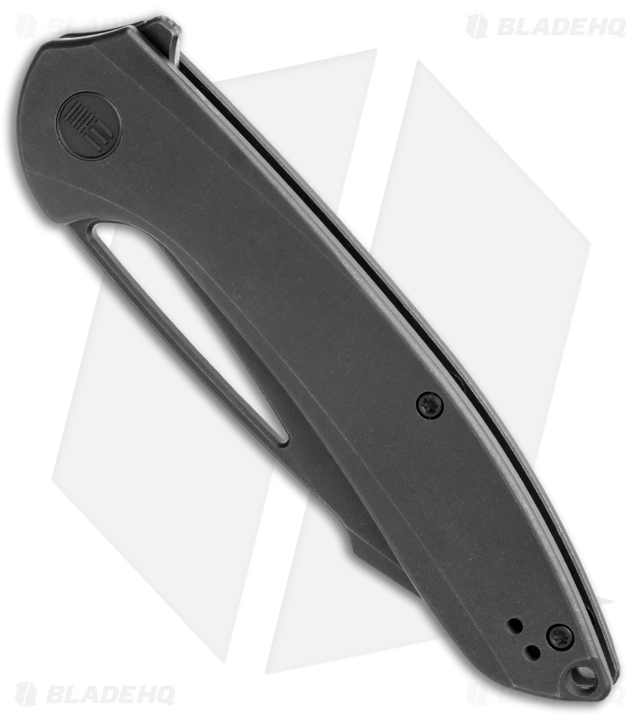 WE Knife Co. Fornix Frame Lock Knife Black Titanium (3.5" Black) 2016B