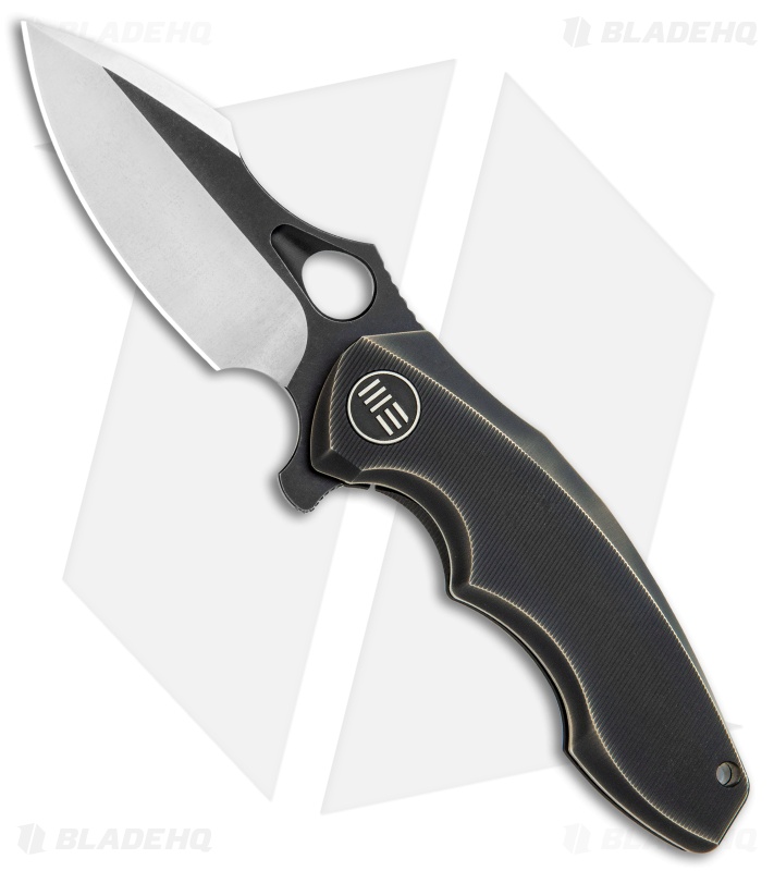 WE Knife Co. 605M Frame Lock Knife Bronze Titanium (3" Two-Tone)