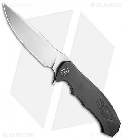 WE Knife Co. Kellen Bogardus 037 Frame Lock Knife Black Ti (4" Bead Blast) 910E