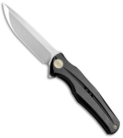 WE Knife Co. 601L Frame Lock Knife Black Titanium (3.75" Bead Blast) 