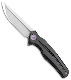 WE Knife Co. 601 Frame Lock Knife Black Titanium (3.75" Two-Tone) 