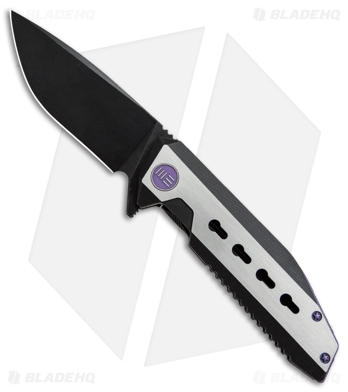 WE Knife Co. 602C Frame Lock Knife Two-Tone Titanium (3.6" Black SW)