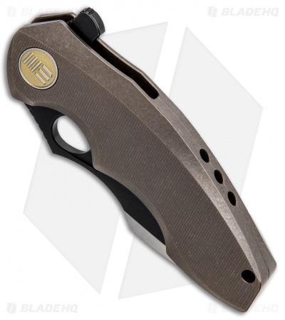 WE Knife Co. 605D Frame Lock Knife Bronze Titanium (3" Two-Tone)