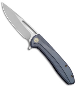 We Knife Co. Cirrus 615D Frame Lock Knife Blue Titanium (3.7" BB/Satin)