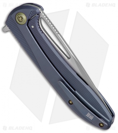 We Knife Co. Cirrus 615D Frame Lock Knife Blue Titanium (3.7" BB/Satin)
