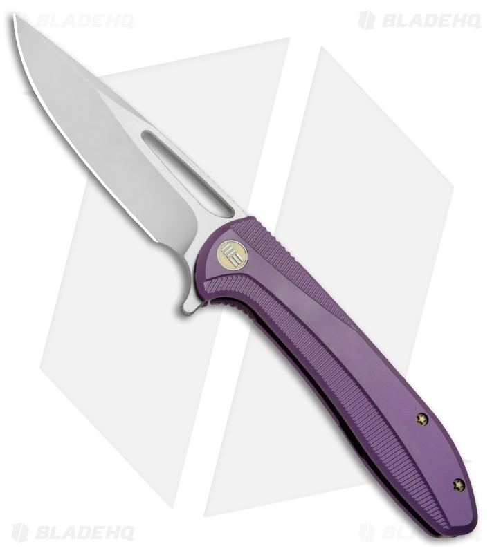 We Knife Co. Cirrus 615B Frame Lock Knife Purple Titanium (3.7" BB/Satin)