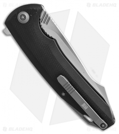 WE Knife Co. 617B Liner Lock Flipper Knife Black G-10 (3.8" Satin)