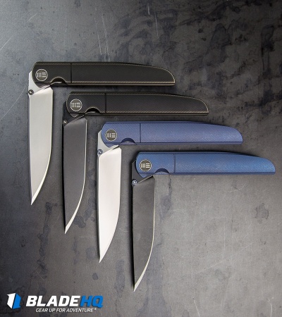 WE Knife Co. 618G Frame Lock Knife Bronze/Black Titanium (3.8" Black Stonewash)
