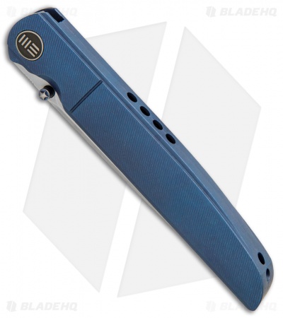 WE Knife Co. 618F Frame Lock Knife Blue Titanium (3.8" Satin)