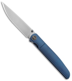 WE Knife Co. 618F Frame Lock Knife Blue Titanium (3.8" Satin)