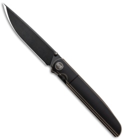 WE Knife Co. 618G Frame Lock Knife Bronze/Black Titanium (3.8" Black Stonewash)