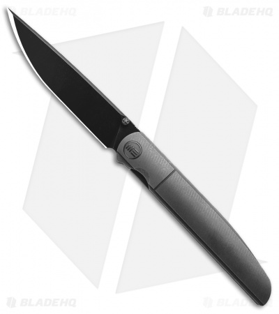 WE Knife Co. 618C Frame Lock Knife Gray Titanium (3.8" Black)