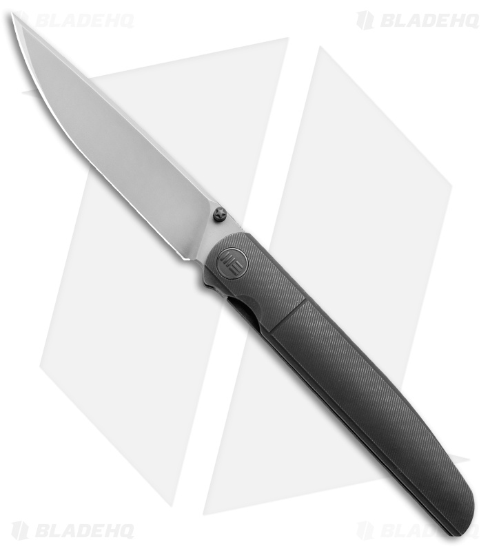 WE Knife Co. 618D Frame Lock Knife Gray Titanium (3.8" Satin)