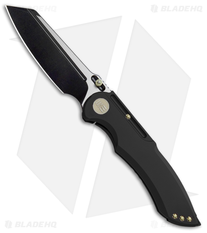 WE Knife Co. 620K Frame Lock Knife Black Titanium (4" Black)